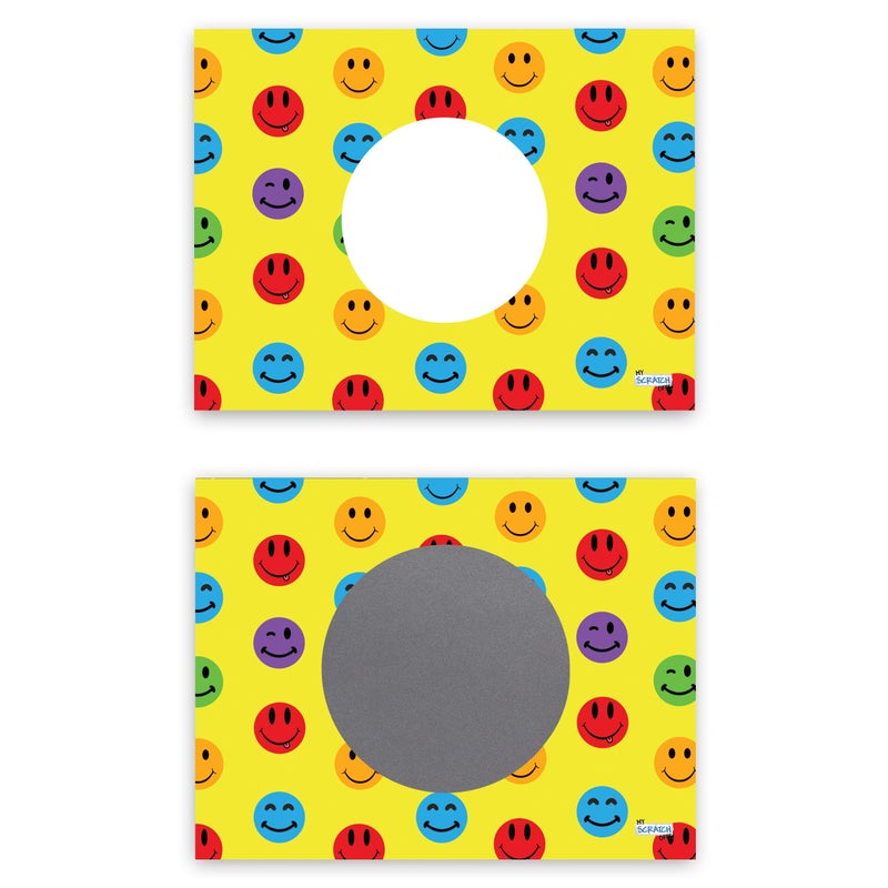 My Scratch Offs Scratch-Off Card Prizes for Kids Students Smiley Teacher Rewards Supplies for The Classroom 20 Pack - Image 2